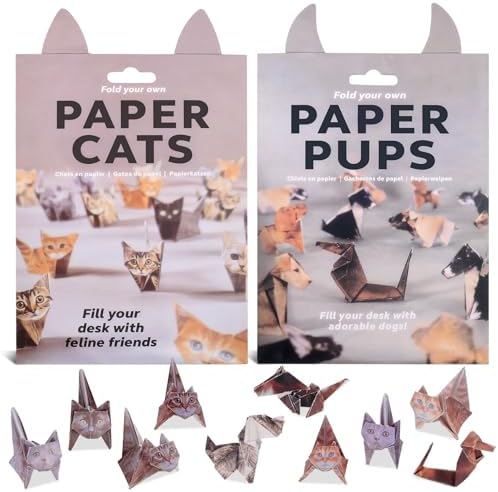 Origami-Set für Katzenmotive