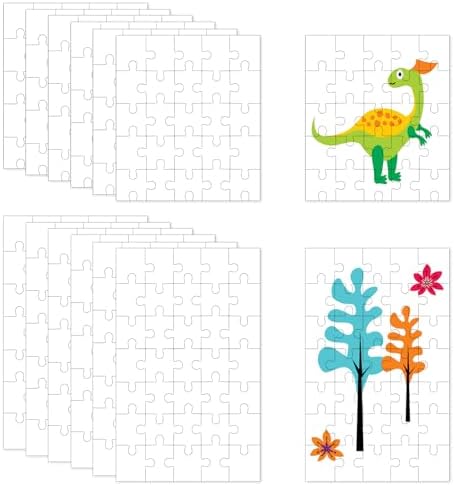 Blanko-Puzzle-Set zum Bemalen