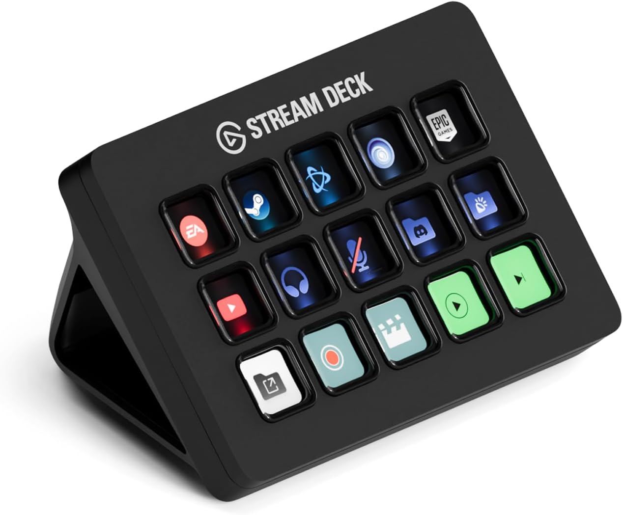 Elgato Stream Deck MK.2 – Studio-Controller, 15 Makrotasten, auslösen von Aktion in Apps und Software wie OBS, Twitch, YouTube und anderen, für Mac und PC: Amazon.de: Spielzeug