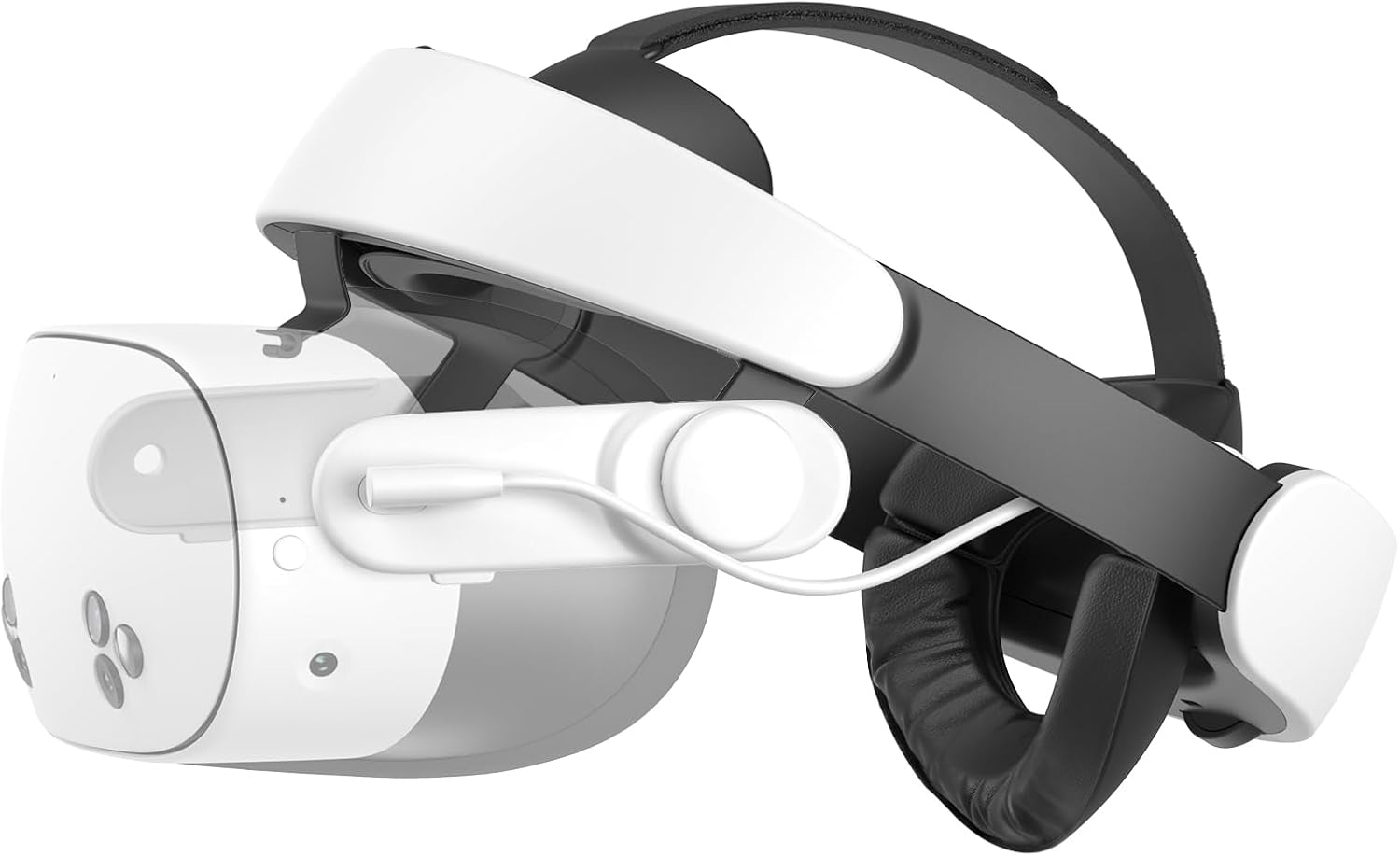 KIWI design H4 Boost Head Strap mit Akku Kompatibel mit Meta Quest 3/3S Komfort Halo Strap