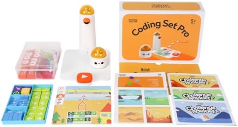 MatataStudio Coding Set Pro Programmierbares Roboter-Kit für Kinder ab 4+ Elektronische Roboter Spielzeug DIY-Roboticset für Anfänger Lernen Programmieren mit Spiele STEM-Lernspielzeug Geschenke