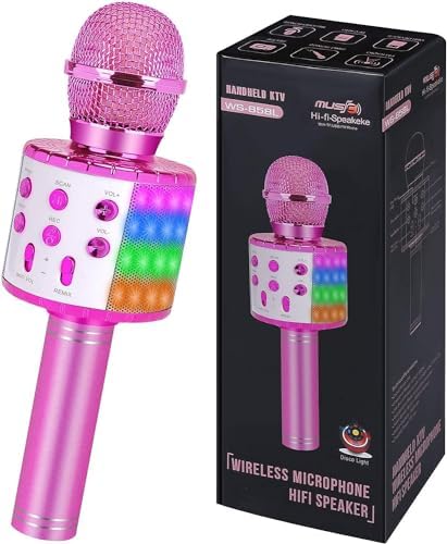Karaoke-Mikrofon mit LED-Licht