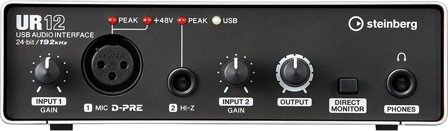 Steinberg UR12 USB Audio Interface: Amazon.de: Musikinstrumente