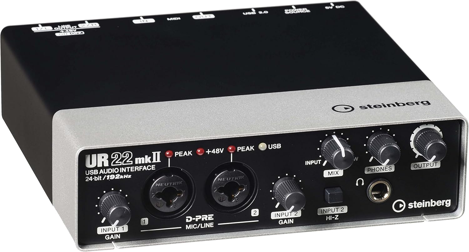 Steinberg UR22 MKII USB Audio Interface with iPad Support