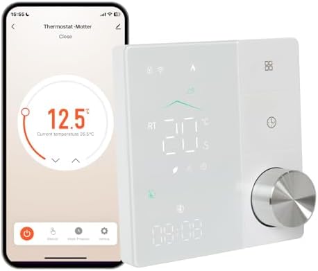 Smart-Thermostat mit Drehknopf